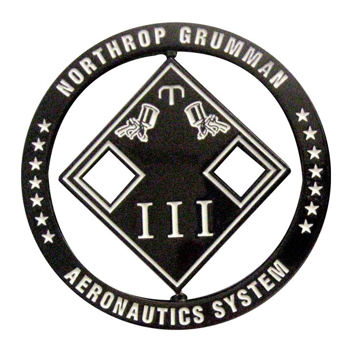 Northrop Grumman Aeronautics System A3 Spinner Coin Front (AG36024)